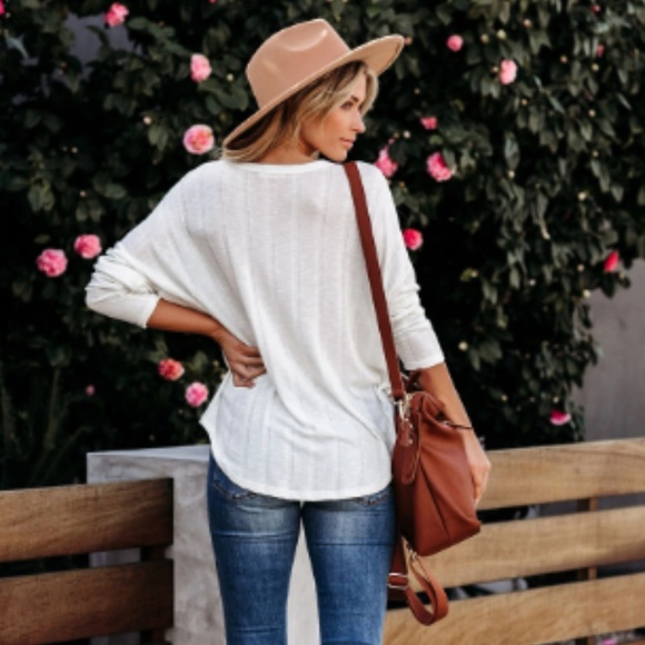 JEANIE Button Down Tie Front Shirt - Picture 6 of 8